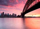 NSW_Sydney-Icons-under-a-pink-sky